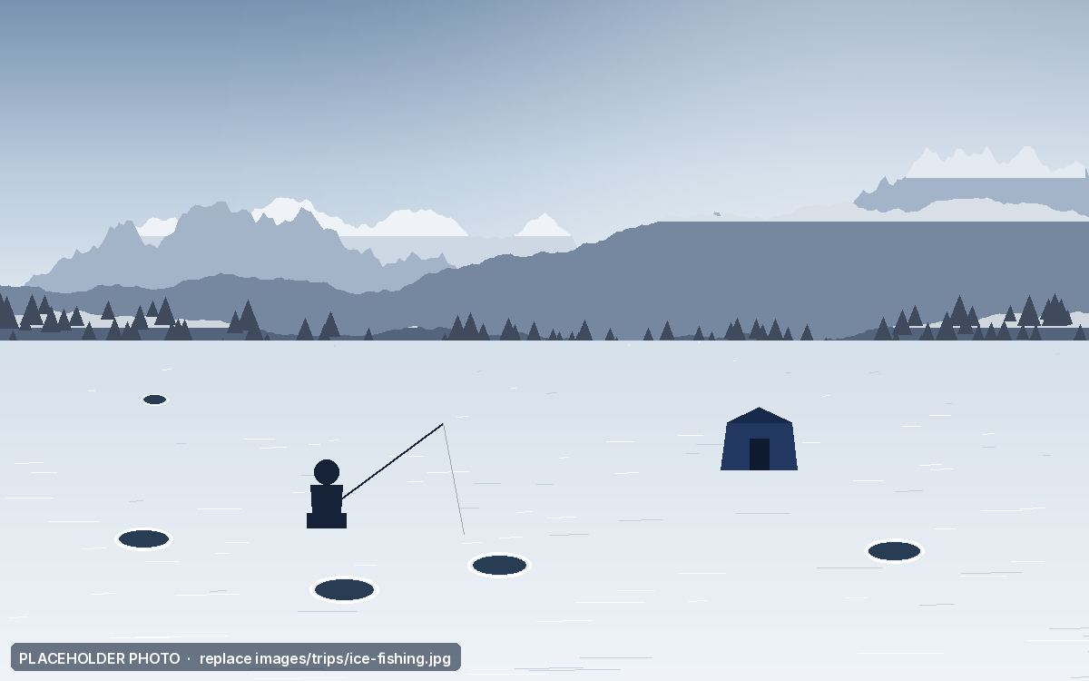 Ice Fishing Trips with Hooked Reel Good